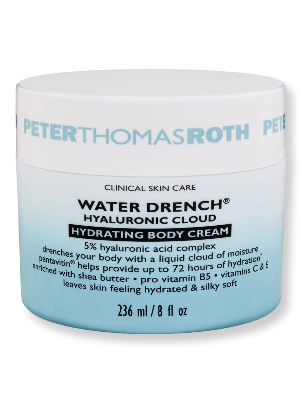 Peter Thomas Roth Water Drench Hyaluronic Cloud Hydrating Body Cream 8 oz 236 ml