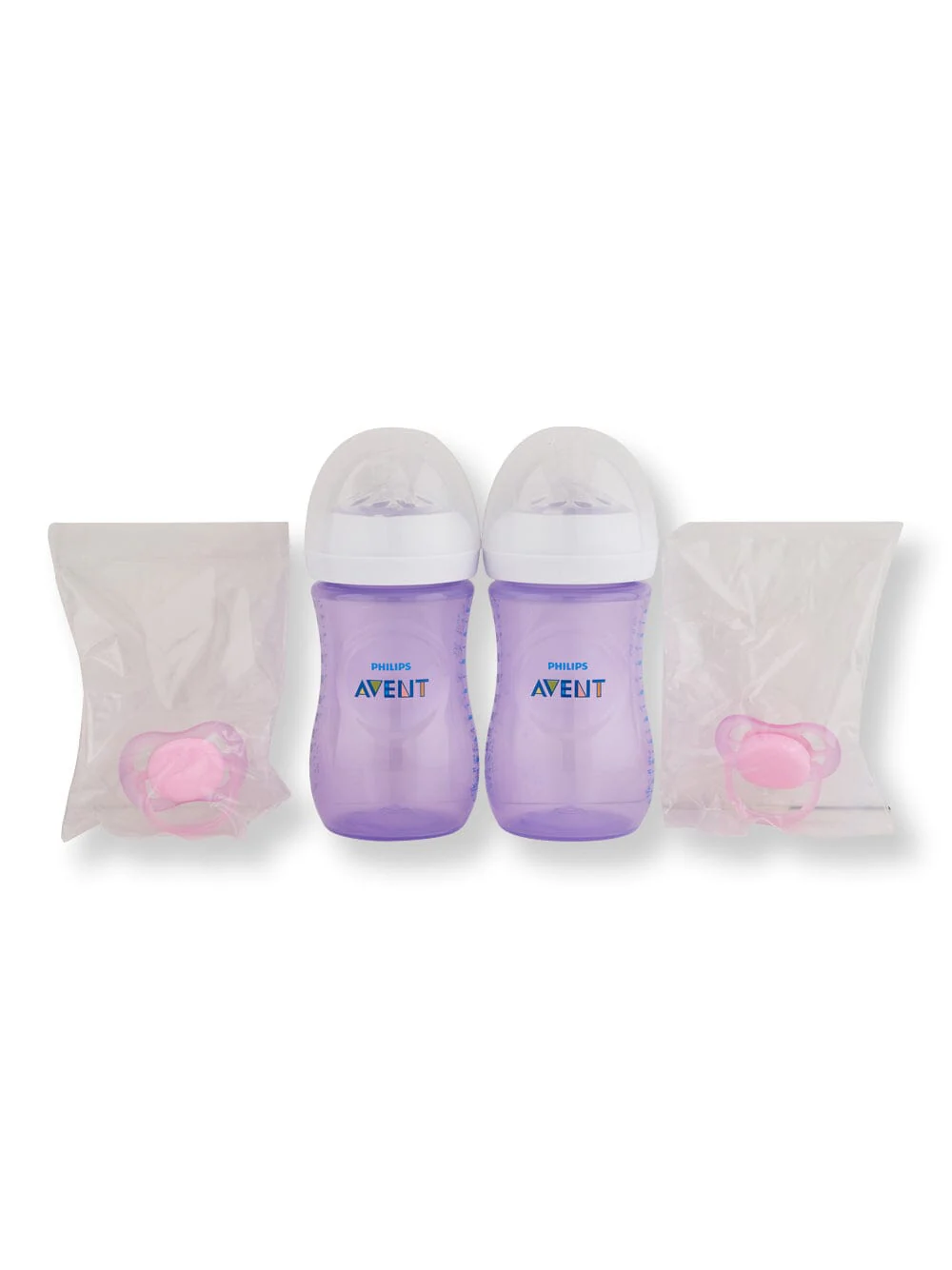Philips Avent Natural Baby Bottle with Natural Response Nipple Purple Baby Gift Set