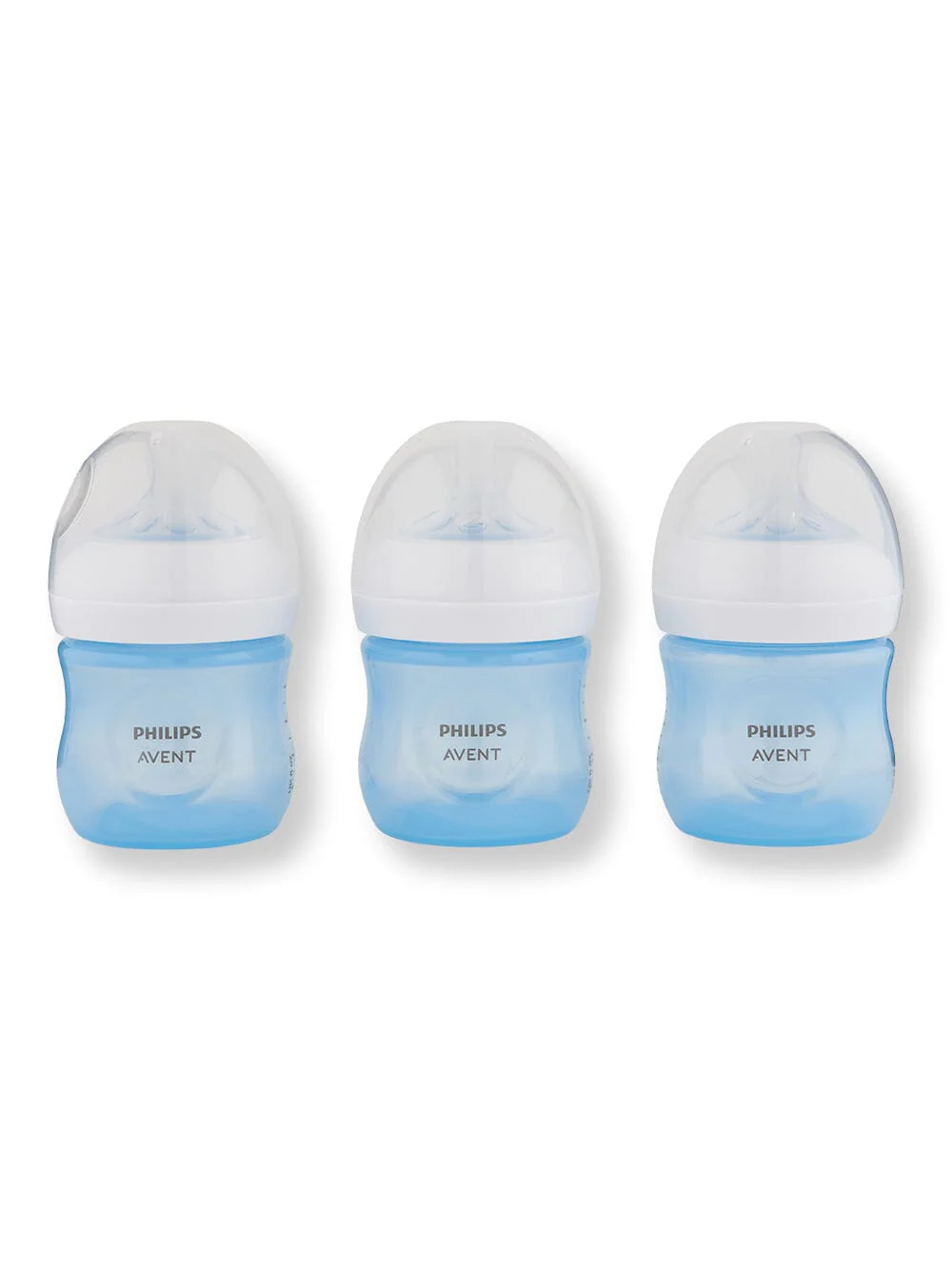 Philips Avent Natural Baby Bottle With Natural Response Nipple Blue 4 oz 3 Ct