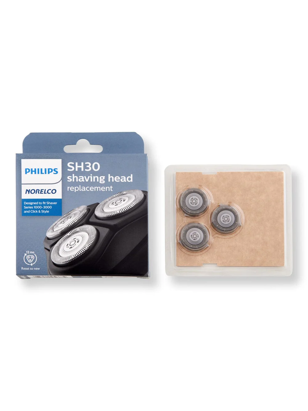 Philips Norelco Shaving Heads for Shaver Series 3000 2000 1000 and Click & Style
