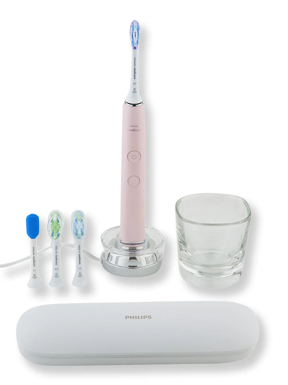 Philips Sonicare DiamondClean Smart Electric Rechargeable Toothbrush 9300 Series Pink HX9903/21