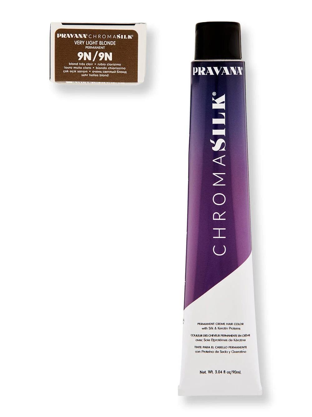 Pravana Chromasilk Creme Hair Color 3 oz 9N Very Light Blonde