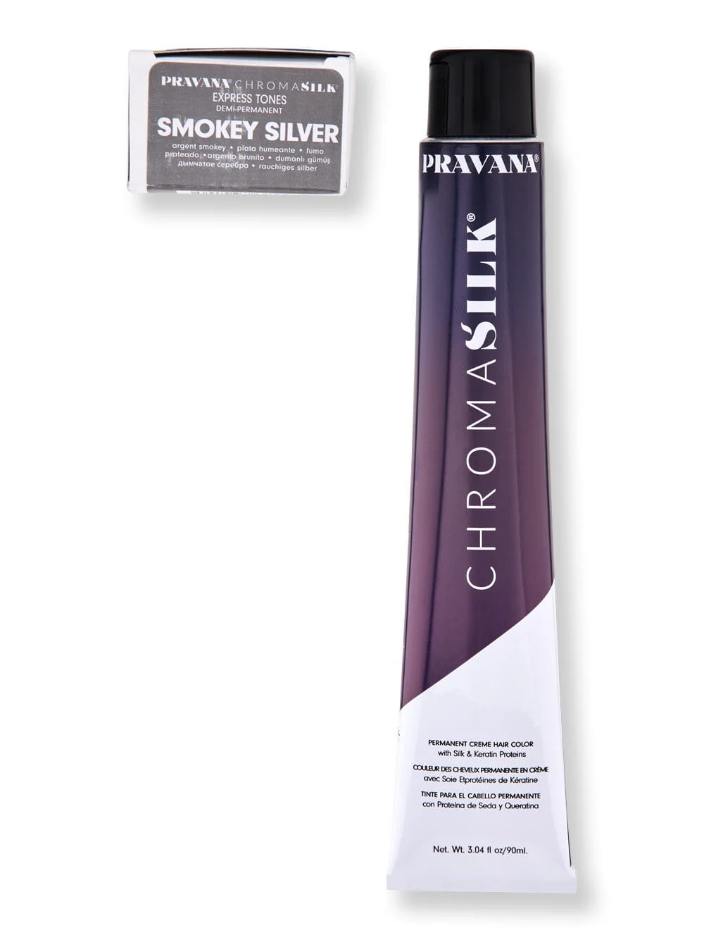 Pravana ChromaSilk Express Tones 3 oz Smokey Silver