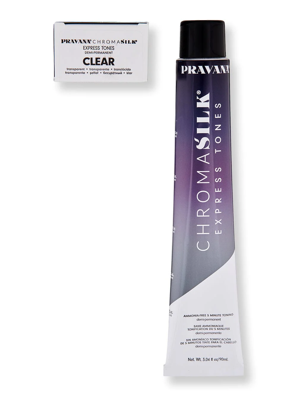 Pravana ChromaSilk Express Tones 3 oz Clear
