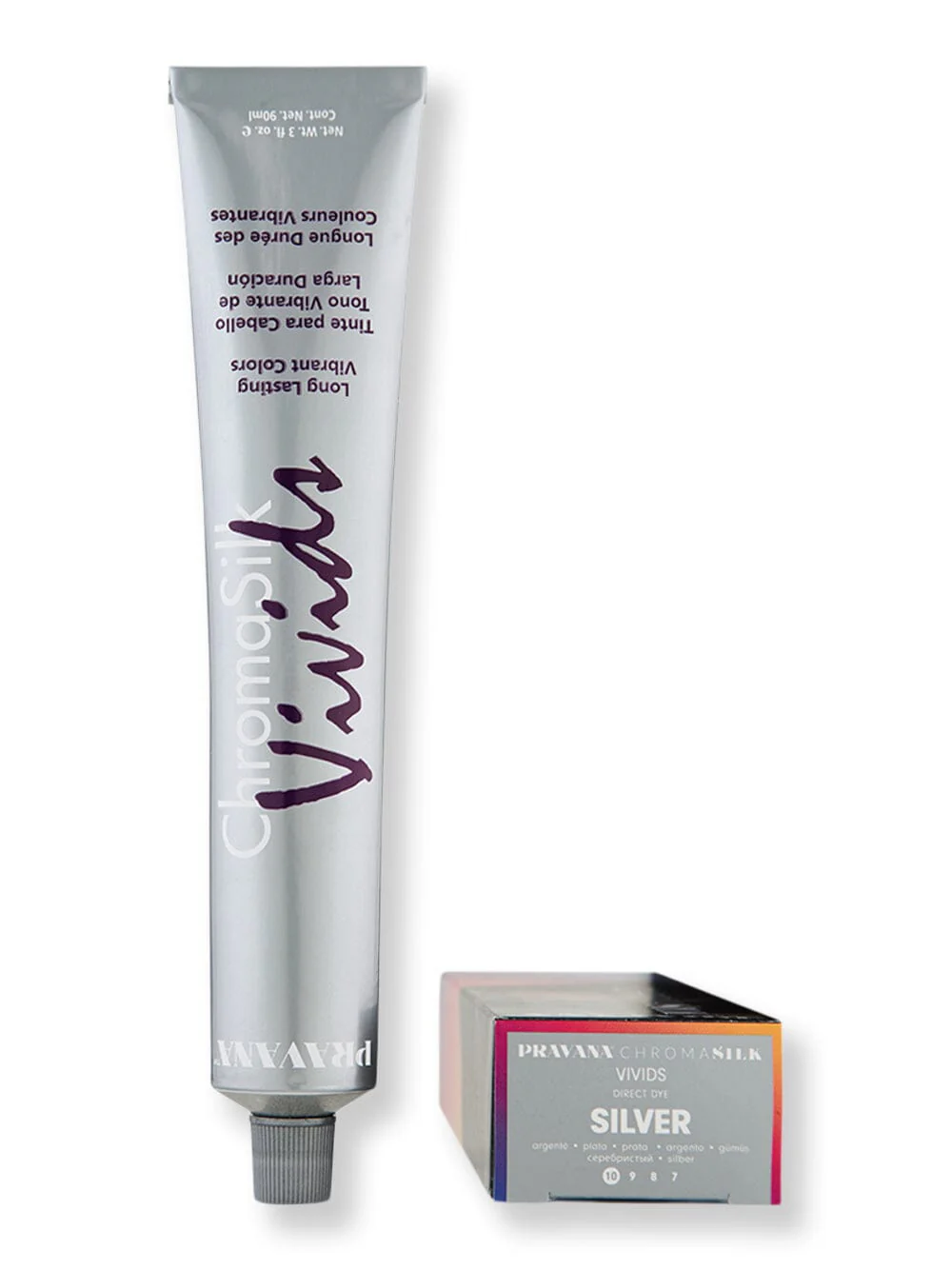 Pravana ChromaSilk Vivids Hair Color 3 oz Silver