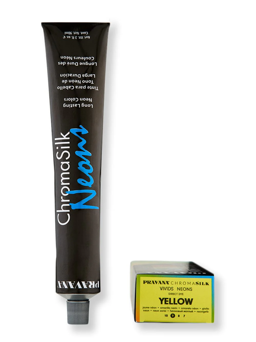Pravana ChromaSilk Vivids Neons Hair Color 3 oz Yellow