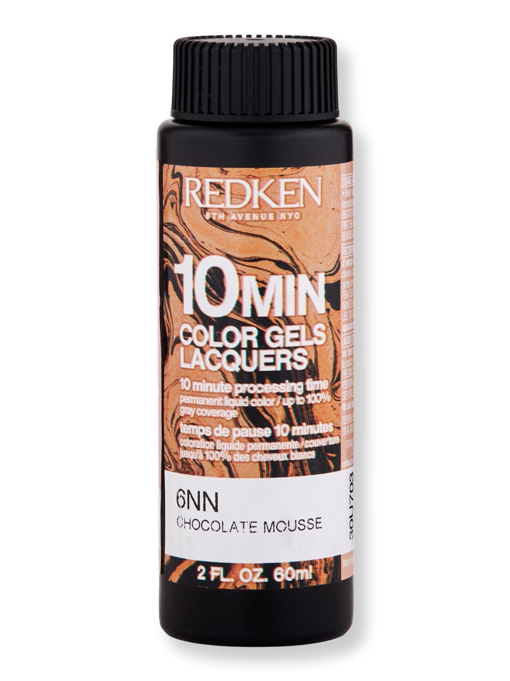 Redken 10 Min Color Gel Lacquers 2 oz 6NN Chocolate Mousse