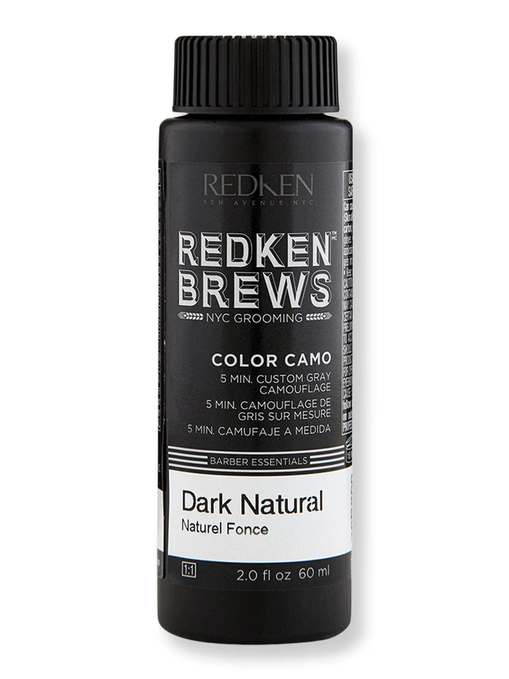 Redken Brews Color Camo 2 oz 60 ml 2N Dark Natural