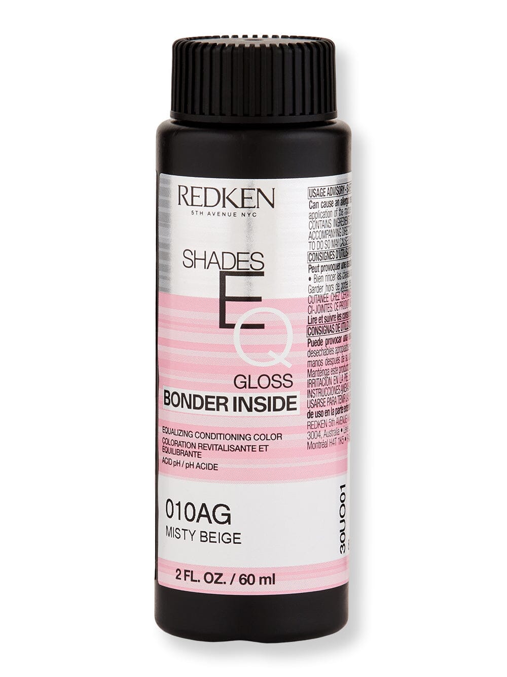 Redken Shades EQ Gloss Bonder Inside 2 oz 010AG Misty Beige