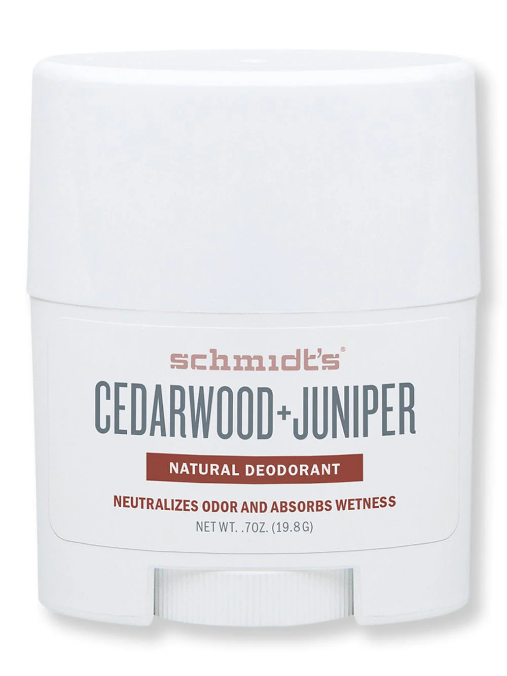 Schmidt's Deodorant Cedarwood + Juniper Deodorant Stick .7 oz