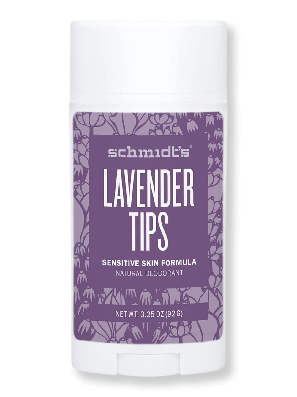 Schmidt's Deodorant Lavender Tips Deodorant Stick 3.25 oz
