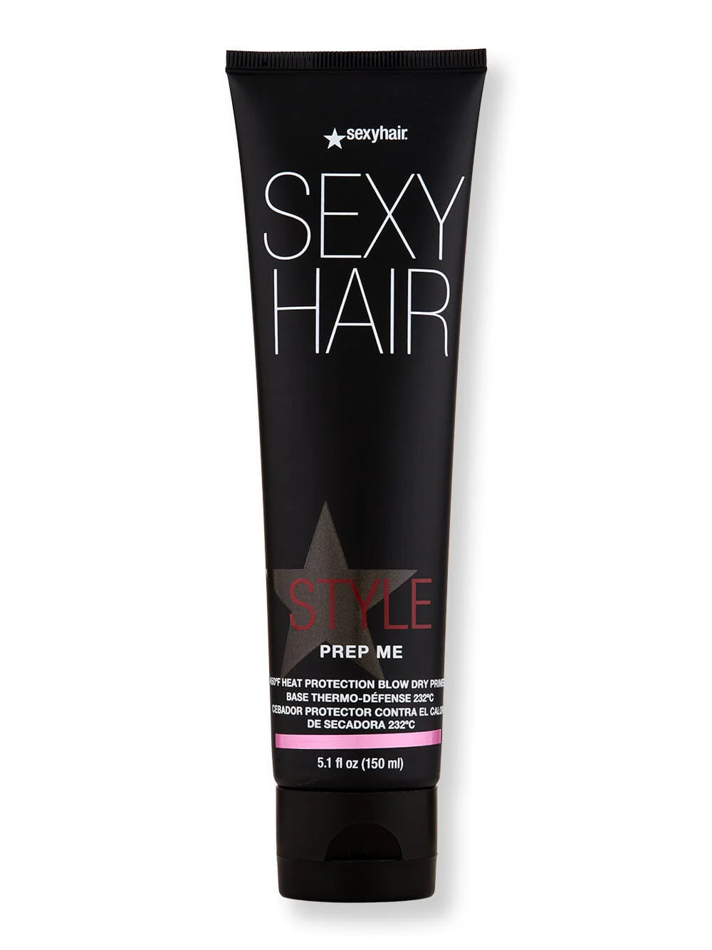 Sexy Hair Hot Sexy Hair Prep Me 450 Heat Protection Blow Dry Primer 5.1 oz 175 ml