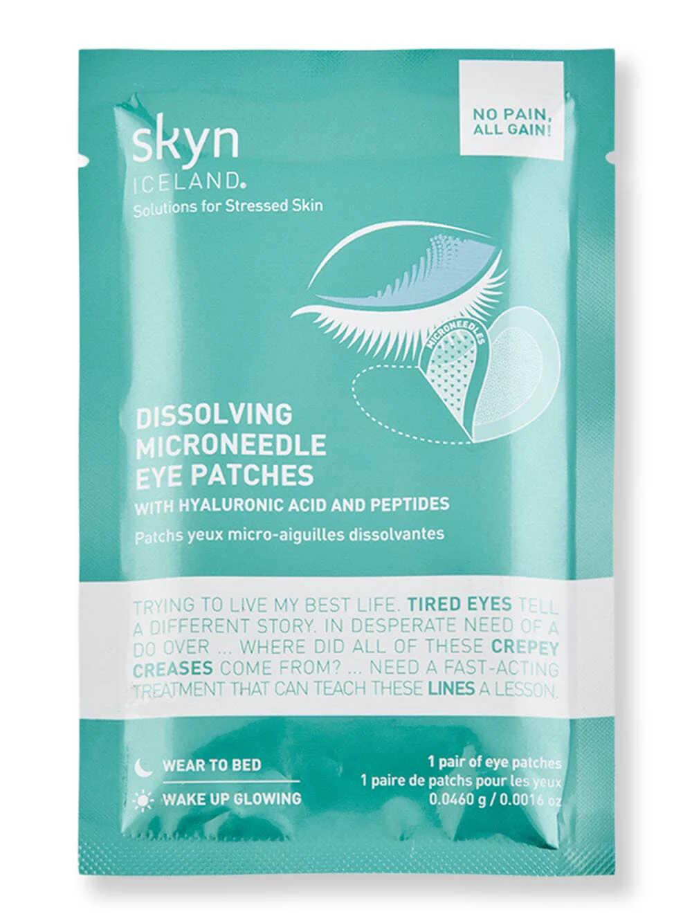 Skyn Iceland Dissolving Microneedle Eye Patches 1 Pair
