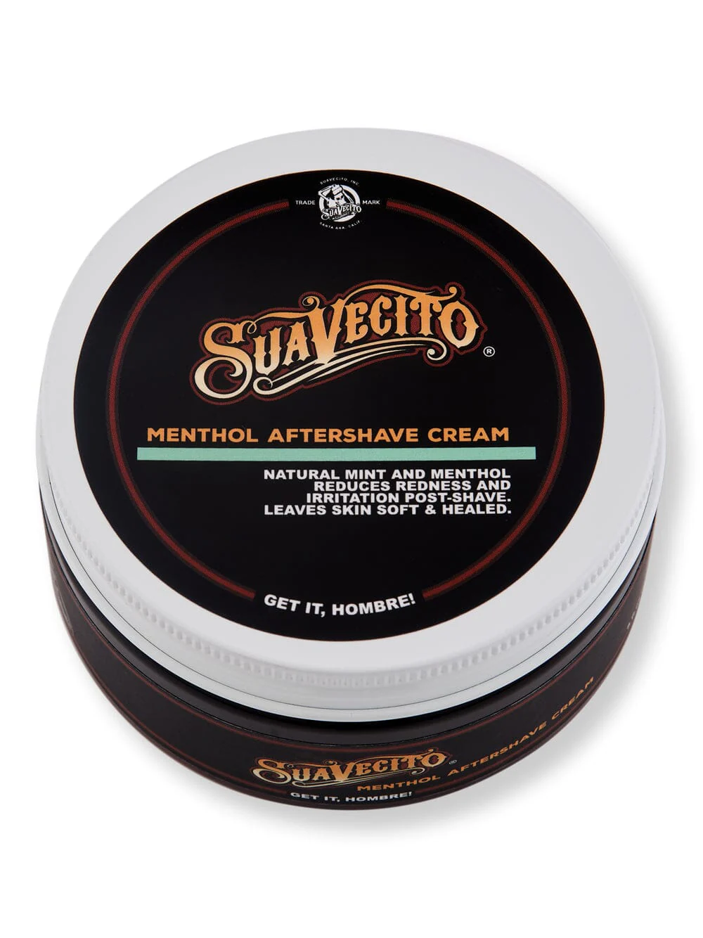 Suavecito Menthol Aftershave Cream 8 oz 237 ml