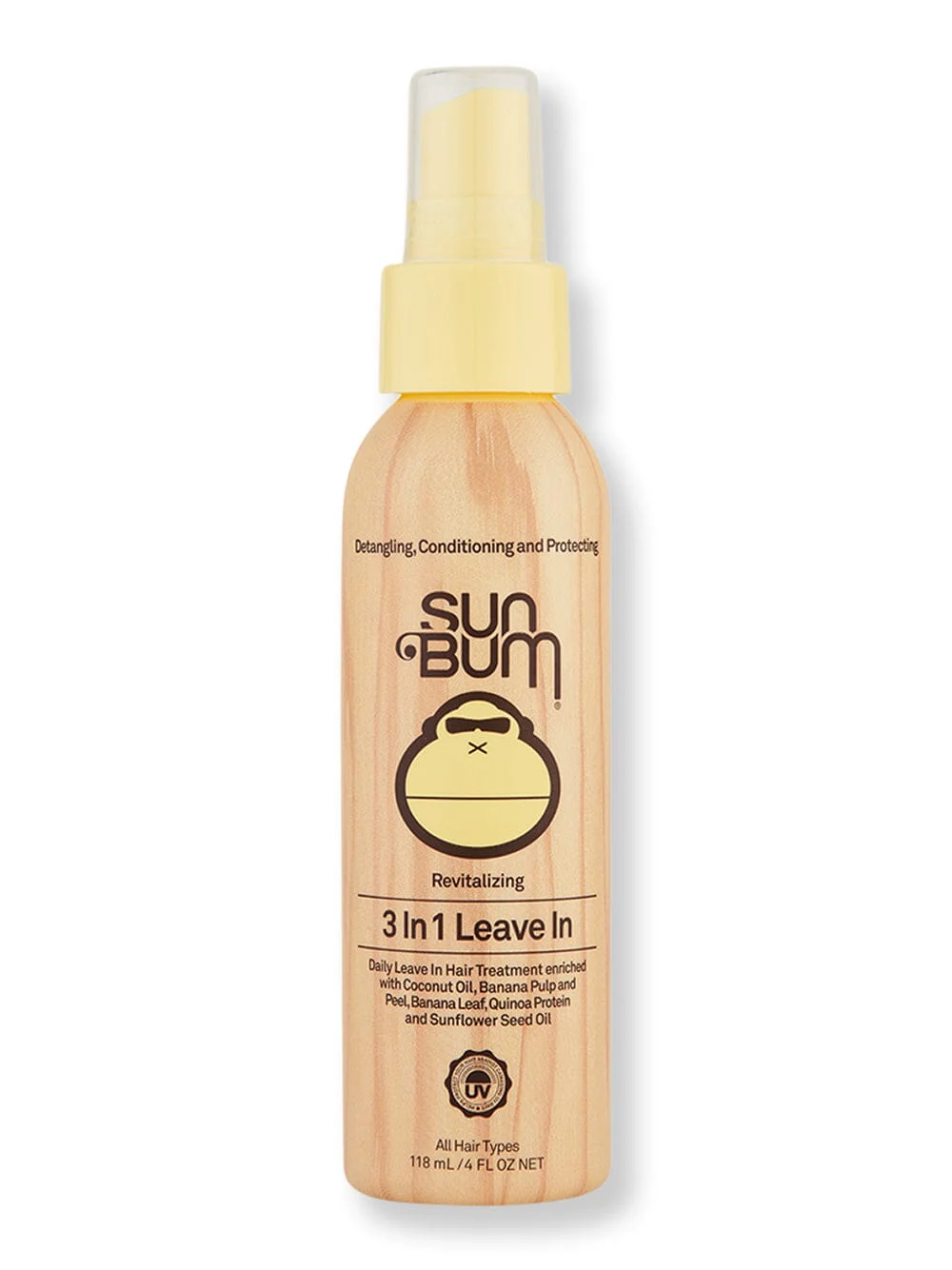 Sun Bum Revitalizing 3 in 1 Leave In 4 oz 118 ml