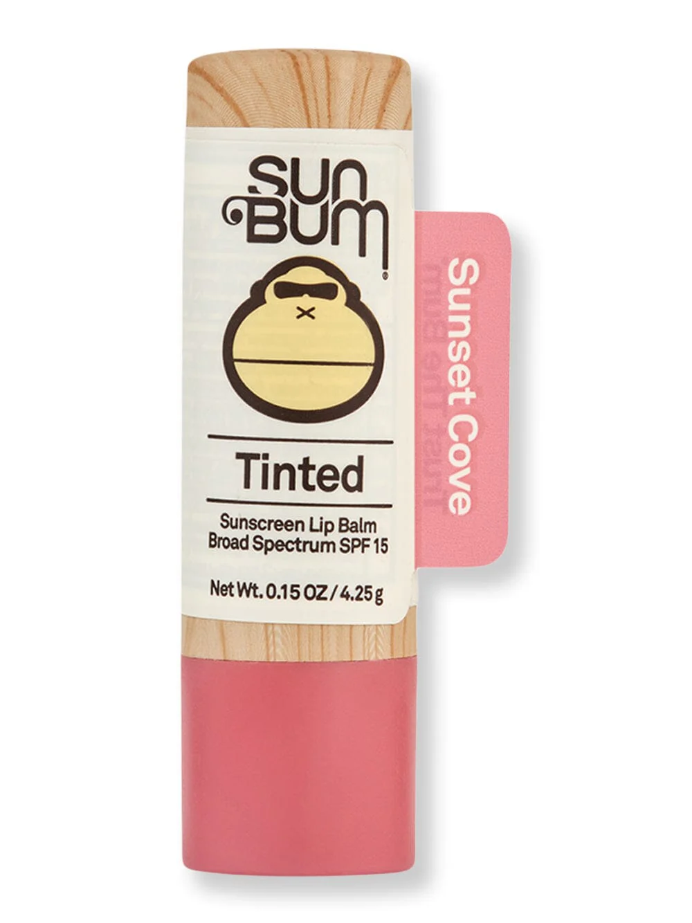 Sun Bum SPF 15 Tinted Lip Balm 0.15 oz 4.25 g Sunset Cove