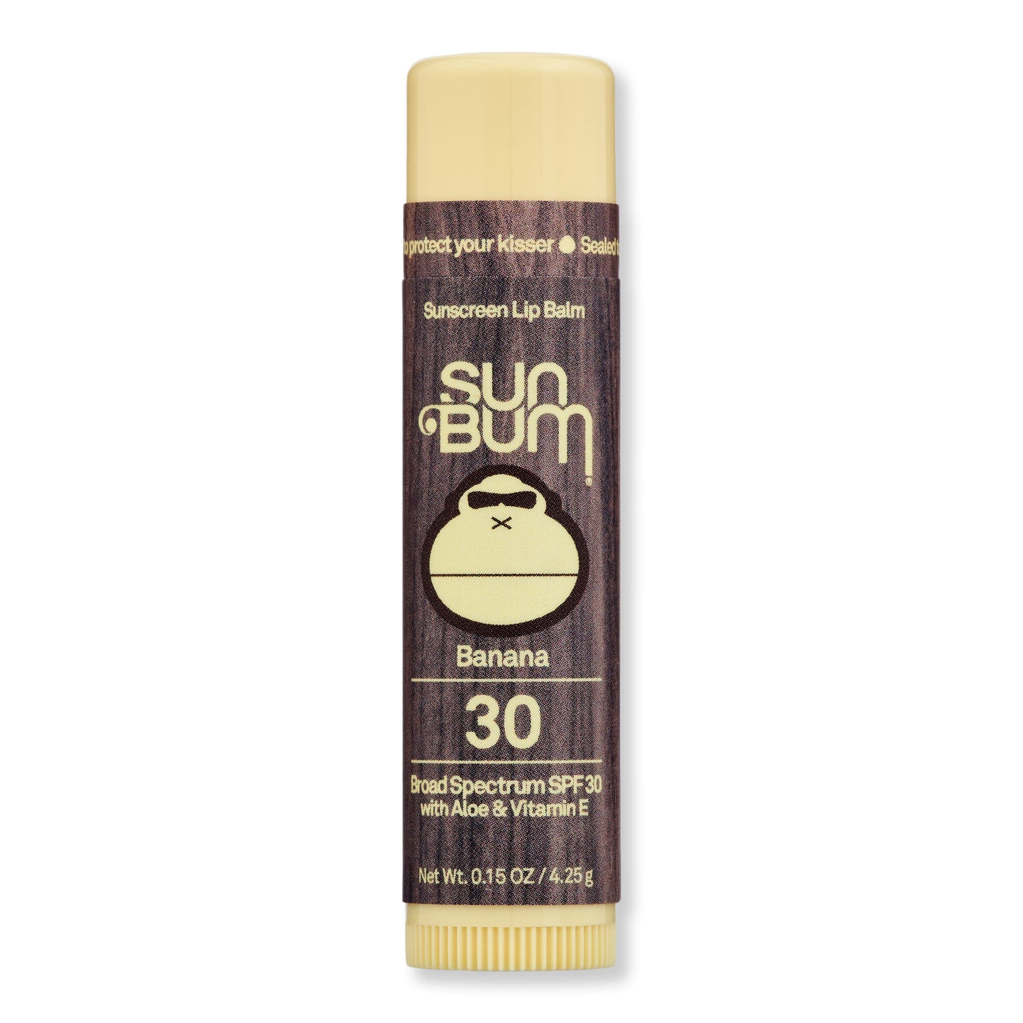 Sun Bum SPF 30 Lip Balm 0.15 oz 4.25 g Banana