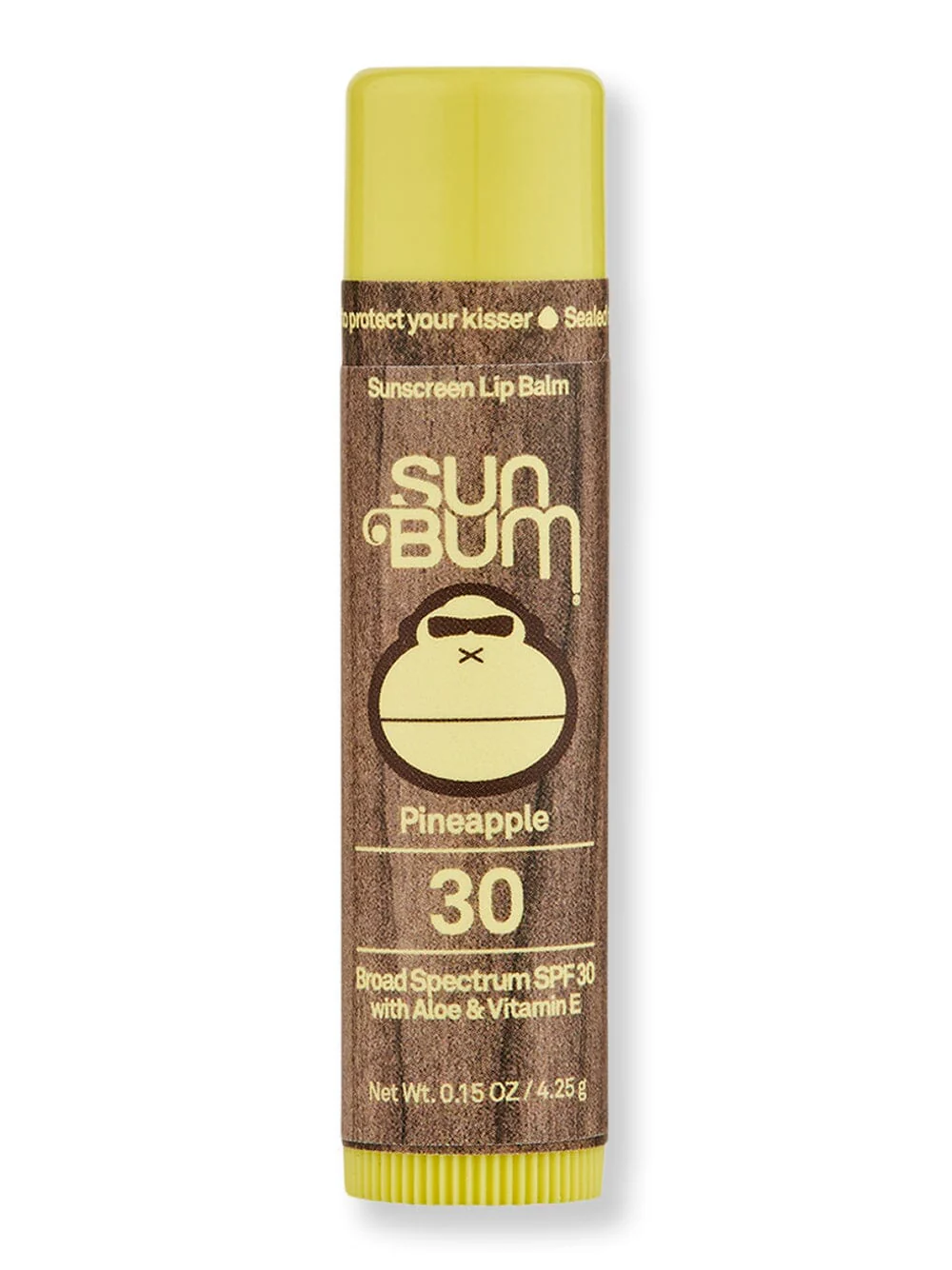 Sun Bum SPF 30 Lip Balm 0.15 oz 4.25 g Pineapple