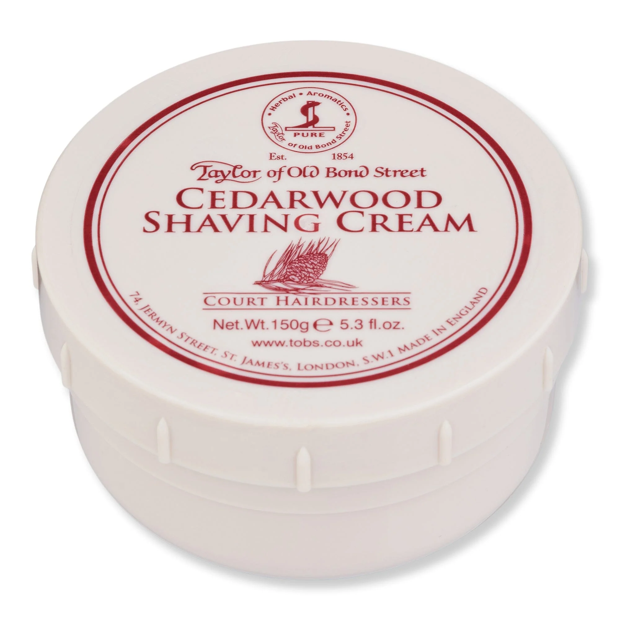 Taylor of Old Bond Street Cedarwood Shaving Cream 150 g