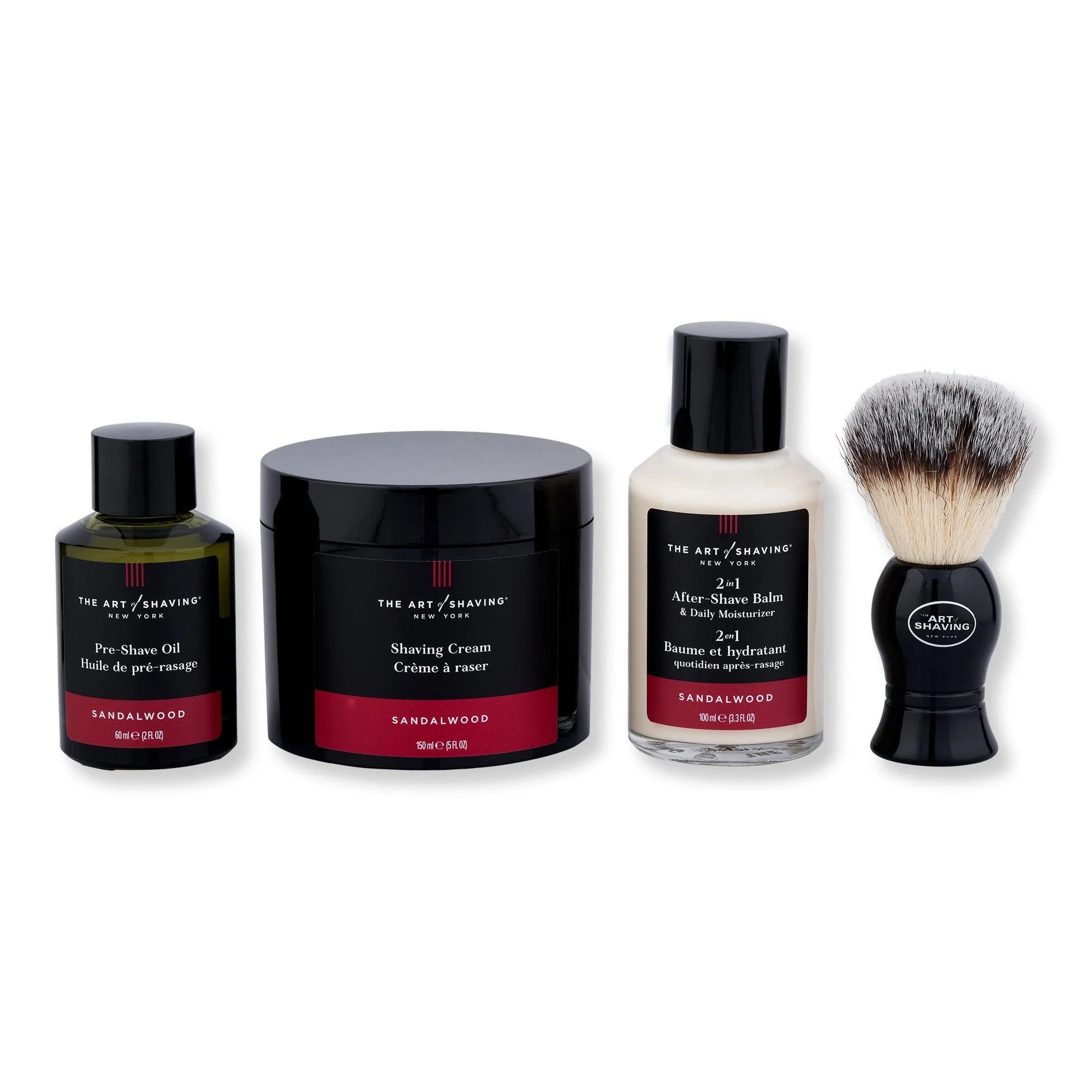 The Art of Shaving Full Size Kit with Brush Sandalwood