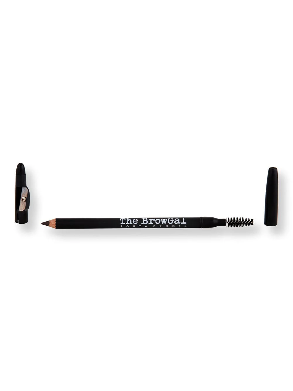 The BrowGal Eyebrow Pencil with Sharpener Cap + Mascara Brush 03 Chocolate