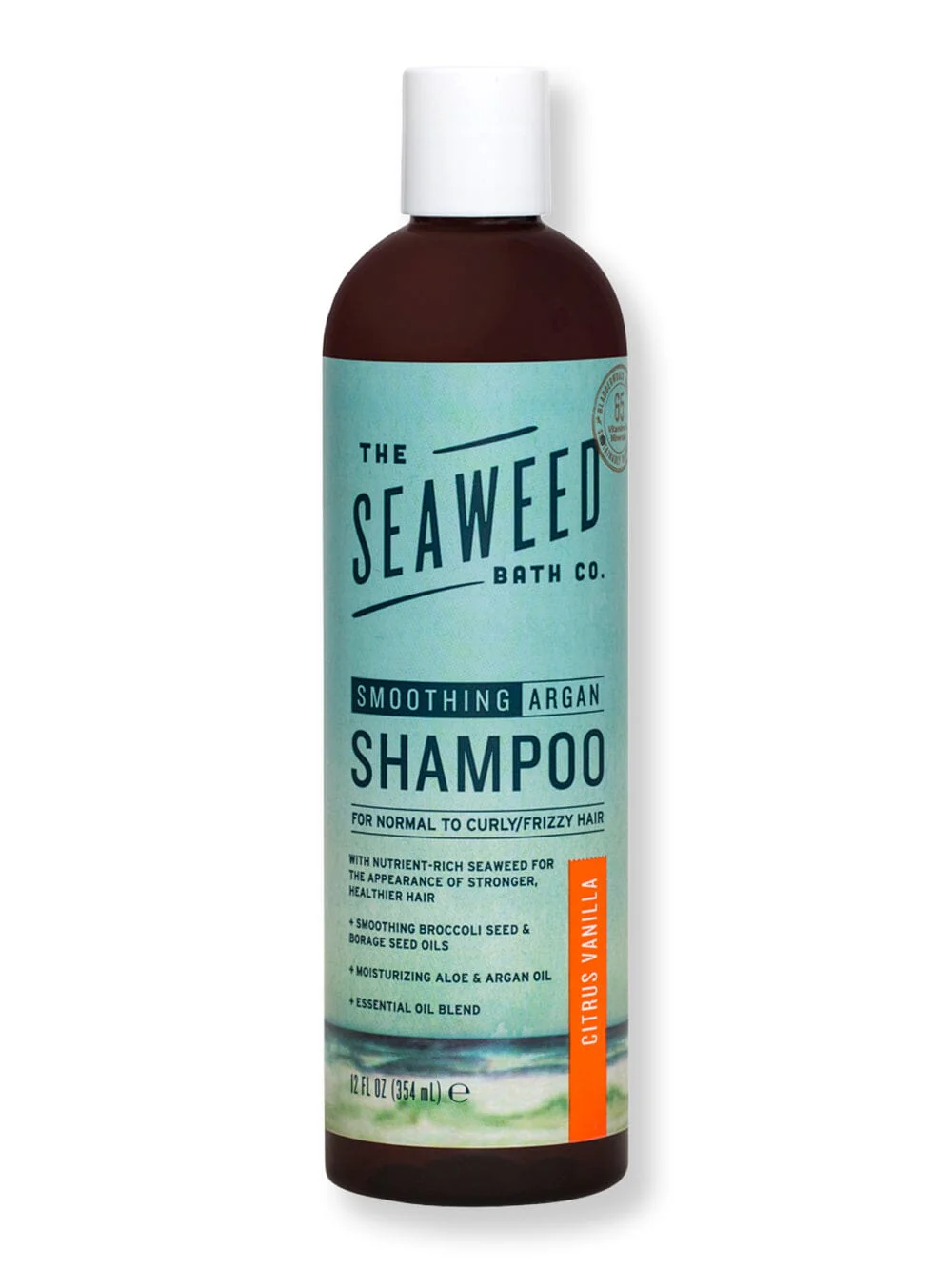 The Seaweed Bath Co. Argan Shampoo Smoothing Citrus Vanilla 12 oz