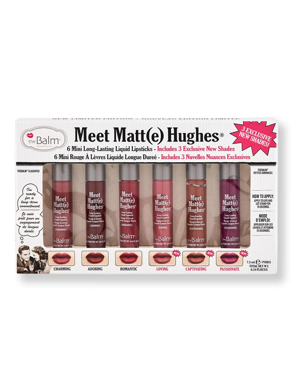 theBalm Meet Matte Hughes Mini Kit 3