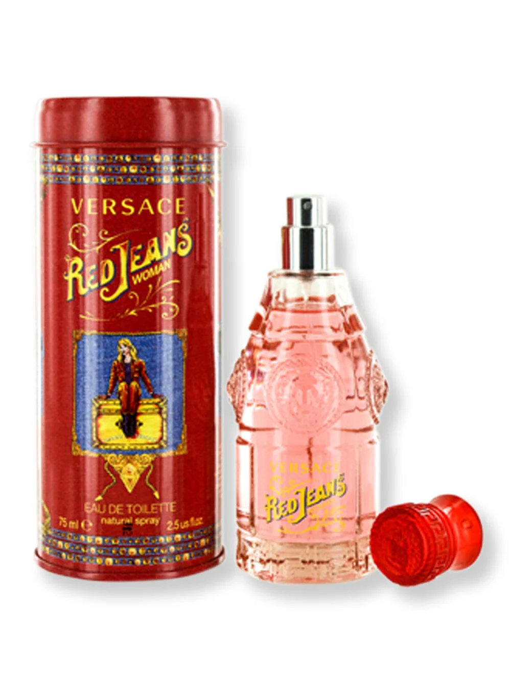 Versace Red Jeans Versus EDT Spray 2.5 oz