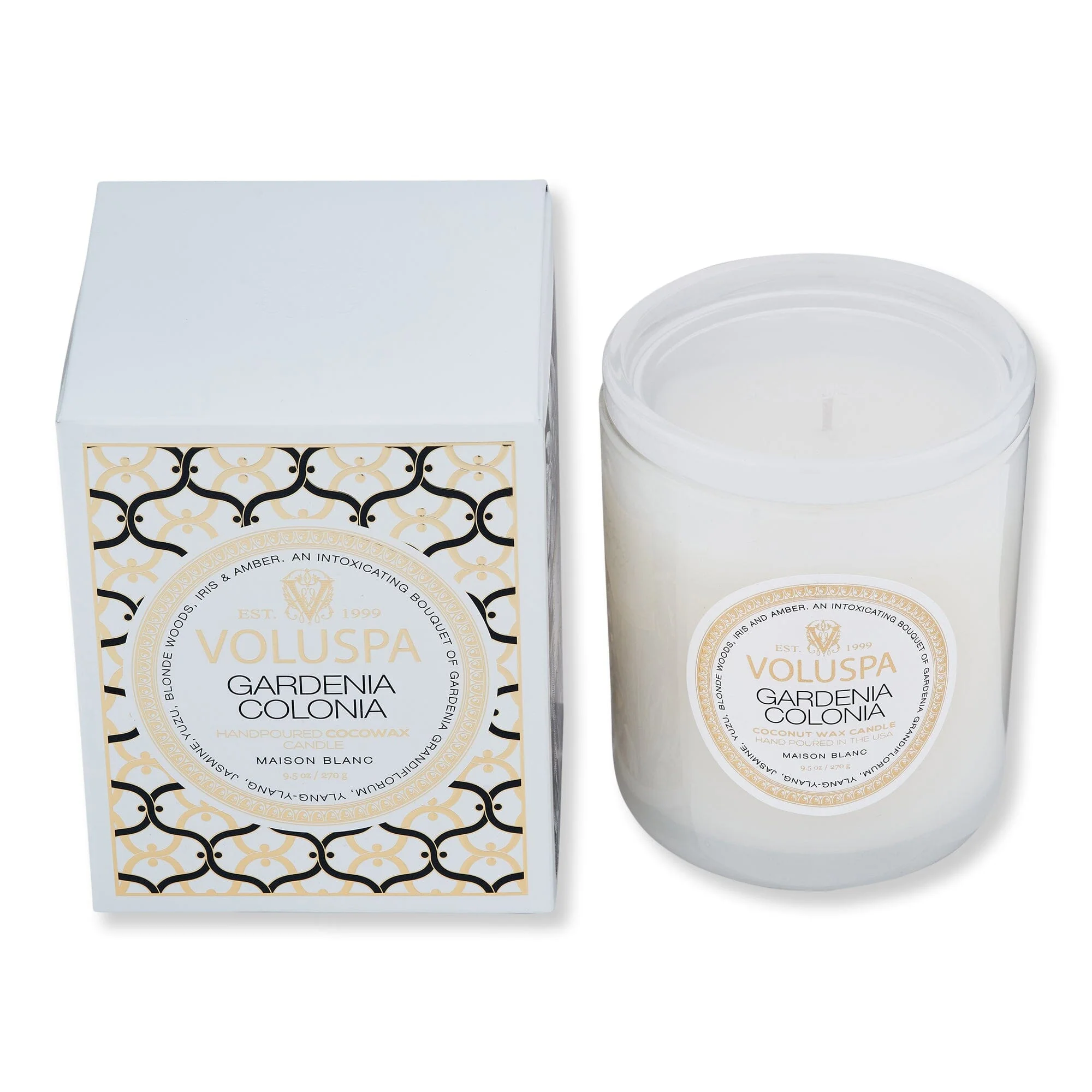Voluspa Gardenia Colonia Candle 9.5 oz - Image 2