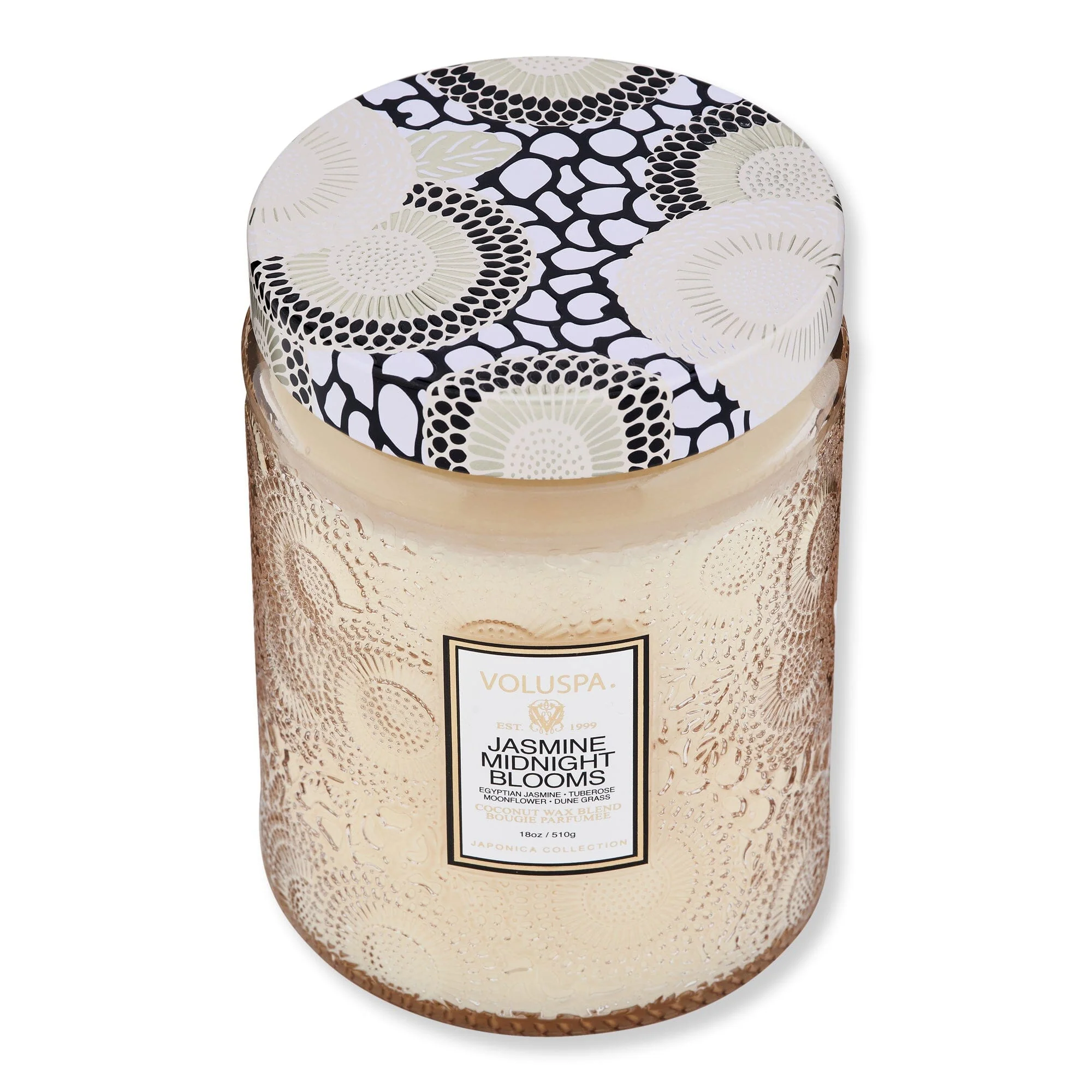 Voluspa Jasmine Midnight Blooms Candle 18 oz - Image 2