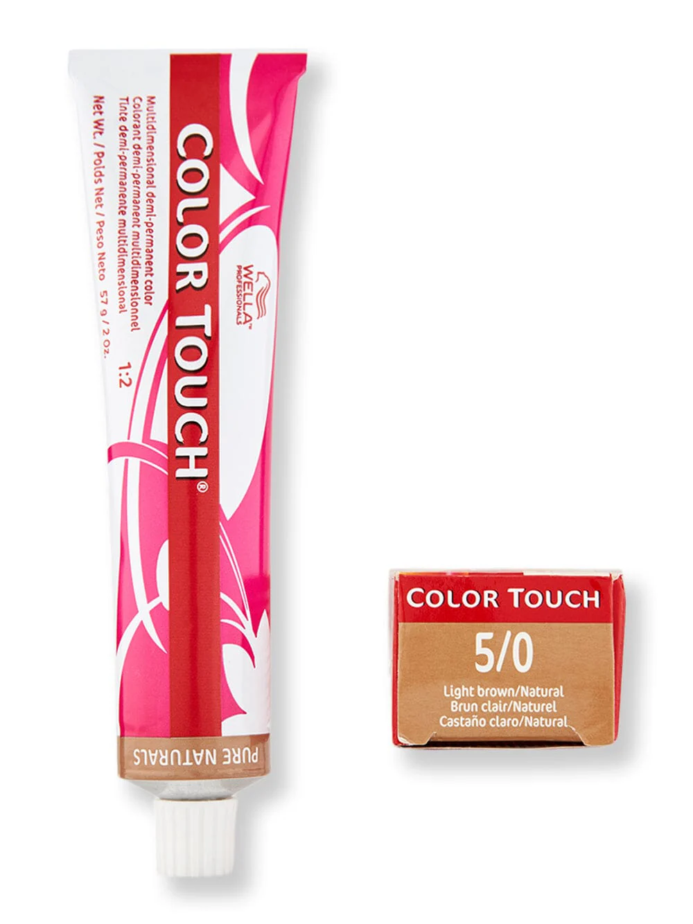 Wella Color Touch Pure Naturals 2 oz 5/0 Light Brown/Natural