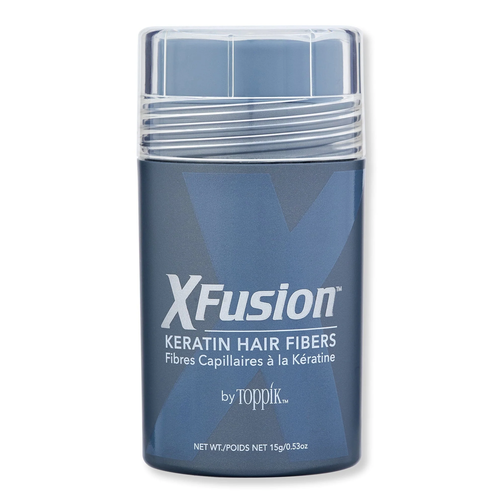 XFusion Keratin Hair Fibers .52 oz 15 g Grey